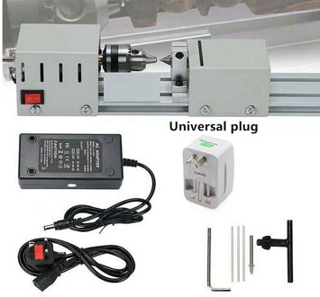 Mini Draaibank Machine Tool Slijpen Polijsten Kralen Boor Rotary Tool Set Voor Diy Houtbewerking Hout Draaibank Freesmachine