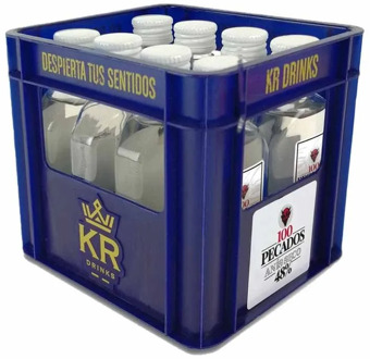 Mini drawer anise dry Hunt 100 sins 8 bottles of 50ml KRDrinks