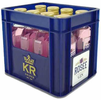 Mini drawer Gin Rosee 8 bottles of 50ml KRDrinks