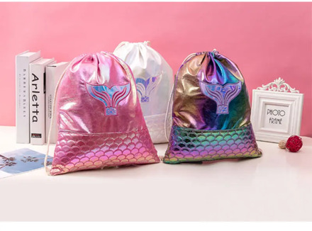 Mini Drawstring Bag Child Bags String Drawstring Backpack Beautiful Cartoon Bag Bag for Gifts Birthday Party Gift Bag