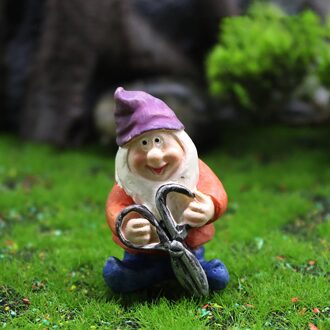 Mini Dronken Gnome Dwergen Grappig Hars Standbeeld Leuke Diy Bonsai Decoratie Voor Bureau Outdoor Tuin Sculptuur Decor # J20