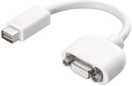 Mini Dvi Naar Vga Adapter Mannelijke-Vrouwelijke Monitor Video Adapter Kabel Voor Apple Macbook White Voor Multimedia Gebruik