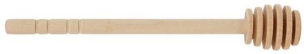 Mini Eco-vriendelijke Houten Lepel Honing Dipper Sticks Mengen Server Houten Lepel Voor Honey Pot Doseer Motregen Honing Dipper Stick 8cm