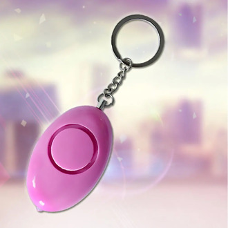 Mini Egg Shape Women Personal Safety Alarm Keyring Anti-Attack Security Protection Emergency Alarm 704