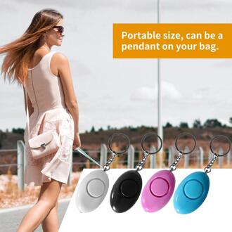 Mini Ei Vorm Vrouwen Persoonlijke Veiligheid Alarm Sleutelhanger Anti-Aanval Beveiliging Emergency Alarm Kinderen School Alert blauw