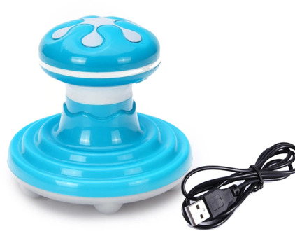 Mini Electric Handled Wave Vibrating Massager USB Battery Body head neck Back shoulder massage
