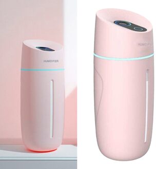 Mini Elektrische Air Diffuser Olie Luchtbevochtiger Nachtlampje Up Thuis Relax roze