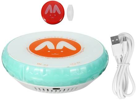 Mini Elektrische Kookplaat Kookplaat USB Warmer Cup Plaat Magnetische roerder Koffie Thee Kachel Huishoudapparatuur voor Keuken Kantoor licht groen