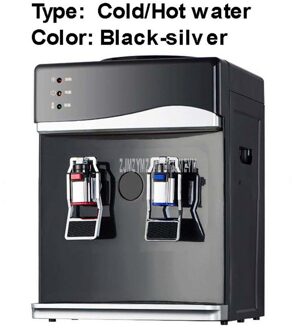 Mini Elektrische Koud/Warm Water Dispenser Machine Slaapzaal Huishoudelijke Drink Water Dispenser Desktop Verticale Water Verwarming Boiler Cold heet waterSilver