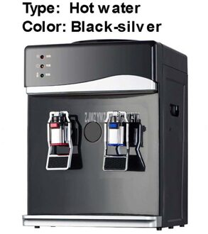 Mini Elektrische Koud/Warm Water Dispenser Machine Slaapzaal Huishoudelijke Drink Water Dispenser Desktop Verticale Water Verwarming Boiler heet water zilver