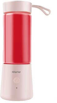 Mini Elektrische Oranje Juicer Machine Usb Draagbare Blender Smoothie Maker Sap Fruit Mixer Voor Huishoudelijke Juicer Cup roze