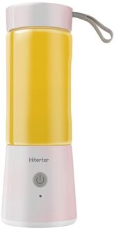 Mini Elektrische Oranje Juicer Machine Usb Draagbare Blender Smoothie Maker Sap Fruit Mixer Voor Huishoudelijke Juicer Cup wit