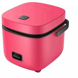 Mini Elektrische Rijstkoker Thuis Keukenapparatuur 2-Layer Verwarming Voedsel Stoomboot Multifunctionele Maaltijd Koken Pot Rood