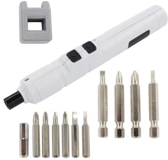 Mini Elektrische Schroevendraaier Usb Opladen Draagbare Schroevendraaier Cordless Power Schroevendraaier Boor Magnetische Schroevendraaier Set