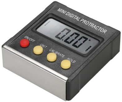 Mini Elektronische Digitale Display Inclinometer Grade Niveau Meter Gradenboog Magnetische Hoek Heerser Helling Doos
