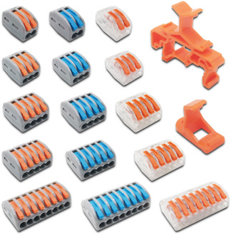 Mini Fast Wire Cable Connectors Universal Compact Conductor Spring Splicing Wiring Connector Push-in Terminal Block PCT-2123458