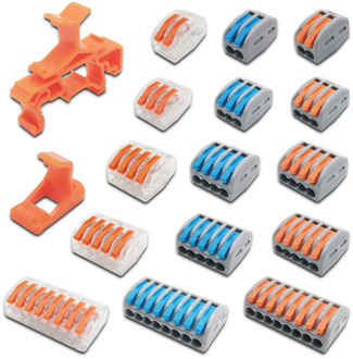 Mini Fast Wire Cable Connectors Universal Compact Conductor Spring Splicing Wiring Connector Push-in Terminal Block PCT-2123458