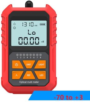 Mini Fiber Optische Power Meter Fc/Sc/St Universele Interface Test Range-70dBm ~ + 3dBm -50dBm ~ + 20dBm A -70 to 3