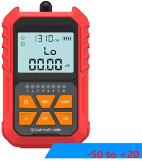 Mini Fiber Optische Power Meter Fc/Sc/St Universele Interface Test Range-70dBm ~ + 3dBm -50dBm ~ + 20dBm B -50 to 20