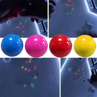 Mini Fluorescent Solid Color Wall Suction Sticky Ball Pressure Reduction Toy Kids Educational Toys for Children Gifts