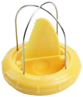 Mini Fruit Kiwi Cutter Peeler Slicer Keuken Groene Kiwi Voor Pitaya Peeling Tools Gereedschap Gadgets I5K2 geel