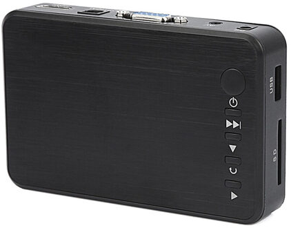 Mini Full Hd Media Multimedia Speler 1080P Usb Externe Sd Sdhc Mmc Kaarten U Disk Media Player Vga Av uitgang Eu/Us/Uk/Au Plug UK plug