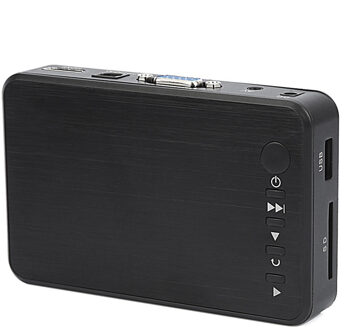 Mini Full Hd Media Multimedia Speler 1080P Usb Externe Sd Sdhc Mmc Kaarten U Disk Media Player Vga Av uitgang Eu/Us/Uk/Au Plug US plug