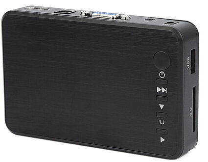 Mini Full Hd Media Multimedia Speler 1080P Usb Externe Sd Sdhc Mmc Kaarten U Disk Media Player Vga Av uitgang Eu/Us/Uk/Au Plug