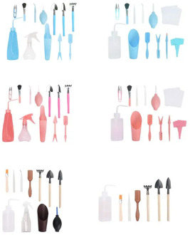 Mini Garden Tools Sets Succulent Plants Bonsai Miniature Planting Flower Gardeni