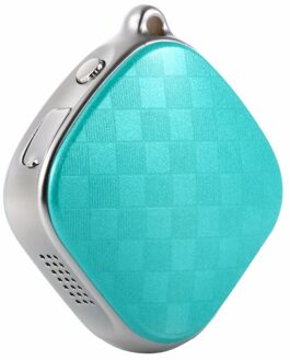 Mini GPS A9 Locator Hanger SOS Alarm GSM GPRS Real-time Tracker Voor Kid Pet Dog track door APP ondersteuning Android IOS Smartphone groen