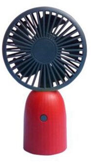 Mini Handheld Fan Persoonlijke Draagbare Fan Speed Verstelbare Usb Oplaadbare Fan Leuke Fan Outdoor Travelling rood