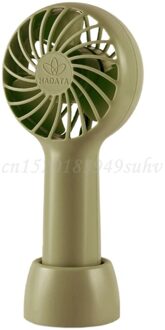 Mini Handheld Fan Usb Bureau Ventilator Kleine 3 Speed Persoonlijke Ventilator Voor Outdoor Reizen groen