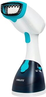 Mini Handheld Kledingstuk Strijken Stoomboot 1200W Draagbare Borstel Stoomstrijkijzer Kleding Voor Reizen Huishouden Kleren Strijken blauw