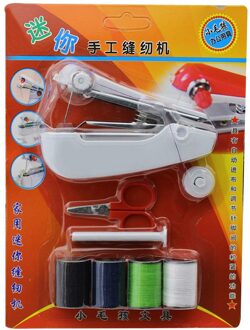 Mini Handheld Naaimachine Kit Handige Draadloze Draagbare Naaimachine Met Werven Schaar Voor Stitch Naaien UD8