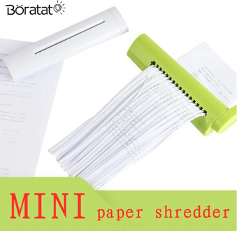 Mini Handheld Paper Shredder Portable Cutter A6 Folded A4 Strip Cut Handmade Cutting Machine for Home Office School