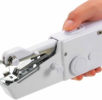 Mini Handleiding Naaimachine Huishoudelijke Handheld Naaimachine Elektrische Naaien Naald Set Diy Kleding Naaien