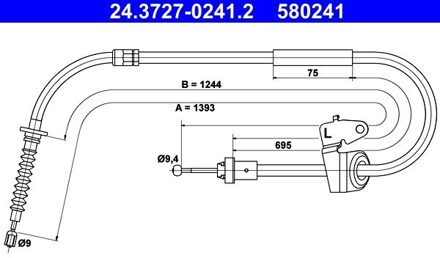 Mini Handremkabel 24372702412