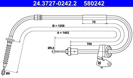 Mini Handremkabel 24372702422
