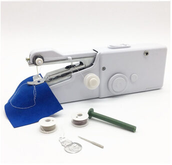 Mini Handy Naaimachine Set Draagbare Huishoudelijke Snoerloze Elektrische Quick Stitch Naaien Handwerken Kleding Stoffen DIY Thuis Tool