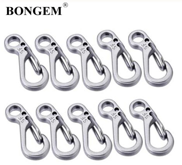 Mini Hanging Buckle Fitness Climbing Carabiners Backpack Durable Keychain Camping Paracord Tactical Survival Alloy Locking Gear