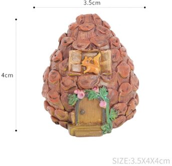 Mini Hars Micro Landschap Huis Miniatuur Huis Fairy Huis Tuin Decoratie Ambachten Fairy Garden Pompoen Room Decor N06 A2