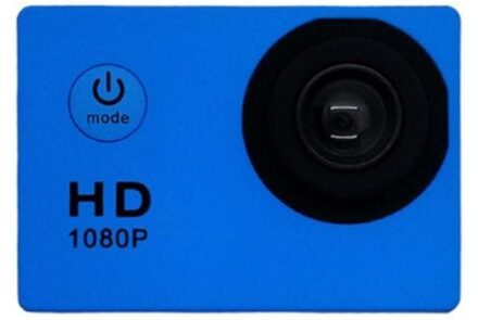 Mini Hd 1080P 30FPS Mini Camera 1080P 32Gb 1.5 Scherm Mini Helm 30M Waterdichte Sport Dv micro Camera Mini Camcorder 12MP blauw