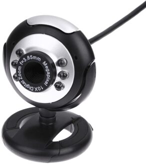 Mini Hd Webcam 360 Graden Computer Camera Usb 2.0 50.0M 480P 6 Led Video-opname Webcam Met Microfoon voor Pc Laptop Web Camera 02