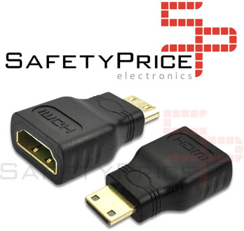Mini HDMI male converter type C to HDMI female adapter type a HD TV connector