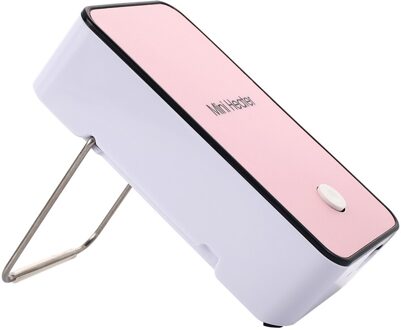 Mini Heater Reizen Desktop Office Home Mini Elektrische Heater Mini Heater 110 V/220 V Abs Woonkamers radiator Air Blower roze 110V