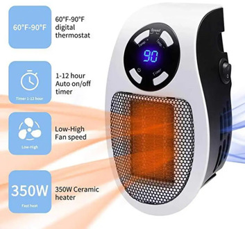 Mini Heater Small Desktop Ultra-quiet Cute Warm Fan Heater Electric Heater Home Office Wall Heating Stove Radiator
