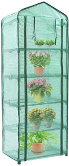 Mini Home Plant Kas Schuur Tuin Serre Outdoor Growbag Growhouse Pvc Cover Plastic Growbag Tuin Five layers