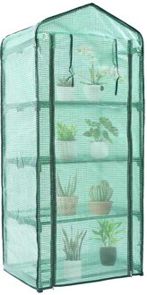 Mini Home Plant Kas Schuur Tuin Serre Outdoor Growbag Growhouse Pvc Cover Plastic Growbag Tuin Four floors