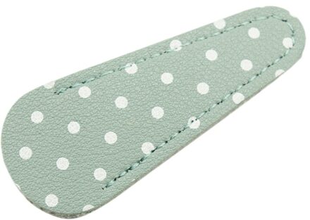 Mini Home Pu Lederen Borduurwerk Schaar Schede Cover Kapper Kappers Scharen Holster Beschermende Opslag licht blauw