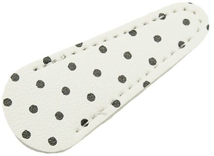 Mini Home Pu Lederen Borduurwerk Schaar Schede Cover Kapper Kappers Scharen Holster Beschermende Opslag wit